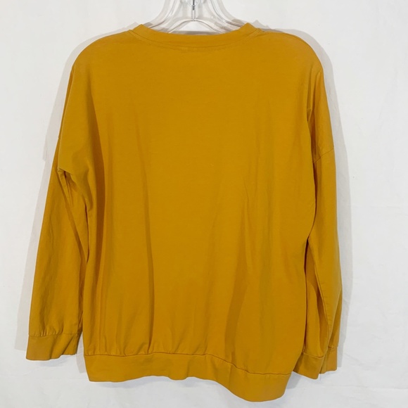 No Brand Mustard Graphic Sweatshirt Size M - Picture 5 of 5